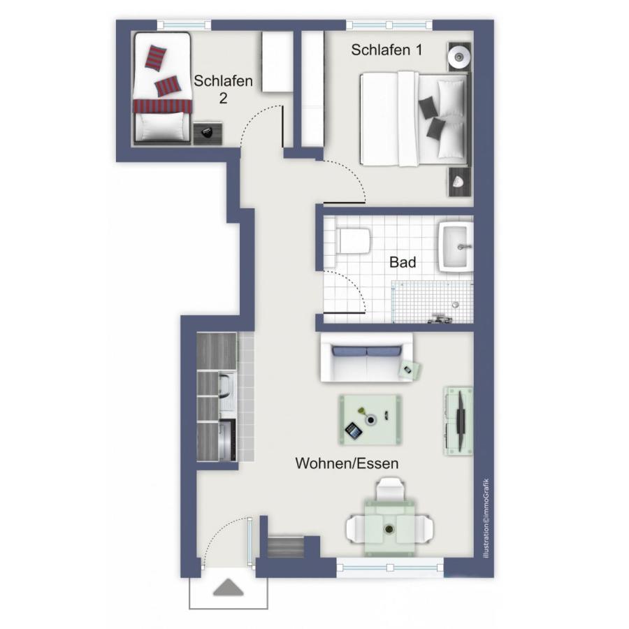 Auf Den Hoefen Wohnung 02 Kuehlungsborn Exterior foto
